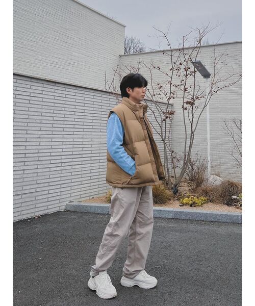 MUSINSA STANDARD（ムシンサスタンダード）の「ポンテリラックスフィットクルーネックTシャツ[ホワイト]（Tシャツ/カットソー・メンズ・その他・SMALL/MEDIUM/LARGE/X-LARGE/XX-LARGE/XXX-LARGE）」の19枚目の写真