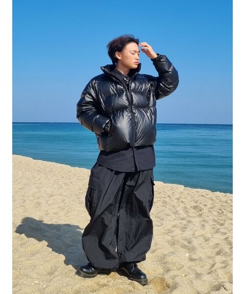 MUSINSA STANDARD（ムシンサスタンダード）の「特大オックスフォードシャツ[ブラック]（シャツ/ブラウス・メンズ・その他・XX-LARGE/LARGE/MEDIUM/SMALL/X-LARGE）」の11枚目の写真