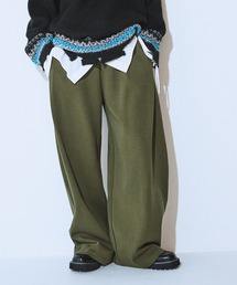 レディースのスウェットパンツ（グリーン・カーキ/緑色系