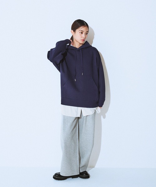 JEANASIS（ジーナシス）の「【発熱保温】スウェットコクーンタックパンツ/622282（スウェットパンツ・レディース・オートミール/グレー/ブラック/カーキ・FREE/SMALL）」の14枚目の写真