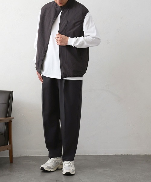 MYRTH(マイルス)の「【MYRTH】センタープレスイージースラックス(スラックス・メンズ・ブラック/チャコール・L/M/XL)」の20枚目の写真