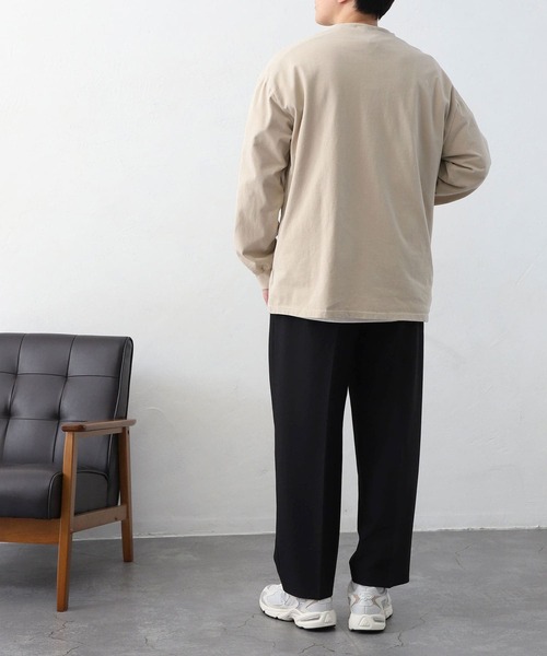 MYRTH(マイルス)の「【MYRTH】センタープレスイージースラックス(スラックス・メンズ・ブラック/チャコール・L/M/XL)」の3枚目の写真