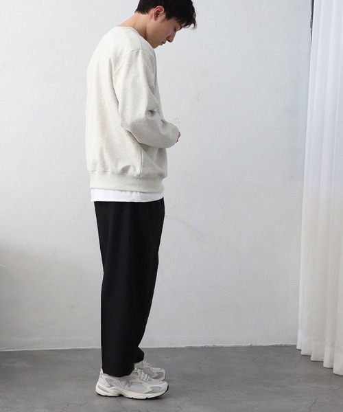 MYRTH(マイルス)の「【MYRTH】センタープレスイージースラックス(スラックス・メンズ・ブラック/チャコール・L/M/XL)」の8枚目の写真