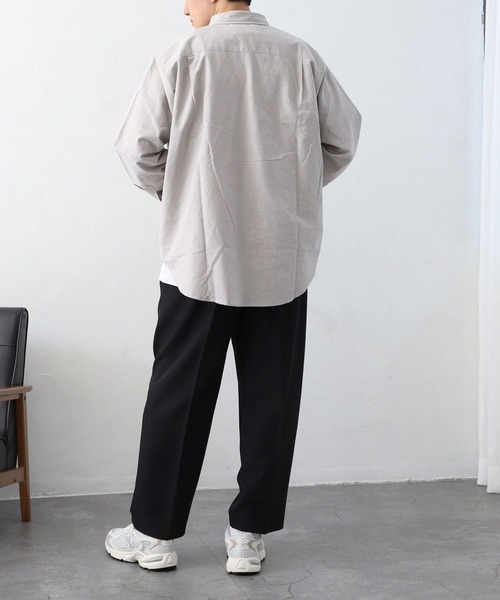 MYRTH(マイルス)の「【MYRTH】センタープレスイージースラックス(スラックス・メンズ・ブラック/チャコール・L/M/XL)」の10枚目の写真