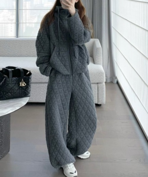 キルティングセットアップ（セットアップ）｜emi+（エミプラス）の