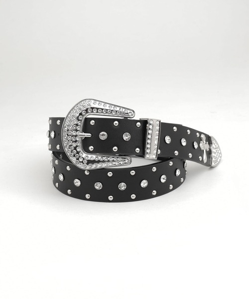 SHORT ROUND（ショートラウンド）の「Mｸﾛｽﾓﾁｰﾌｽﾋﾞｼﾞｭｰﾍﾞﾙﾄ（ベルト・メンズ・ブラック/ホワイト・FREE）」の14枚目の写真