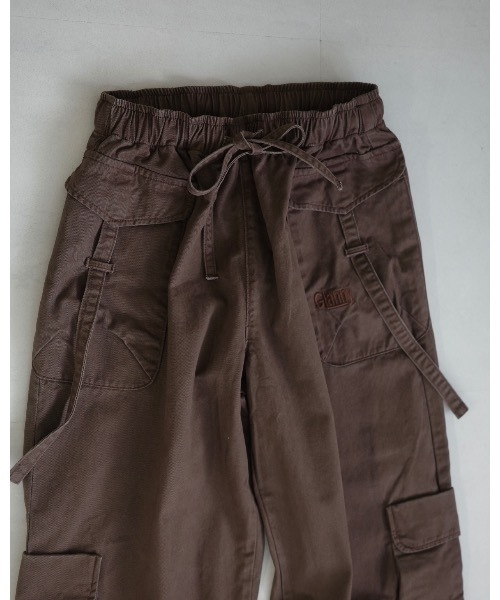Glanny(グランニー)の「ワイドカーゴパンツ(カーゴパンツ・レディース・ブラウン/グレー・SMALL/MEDIUM)」の22枚目の写真