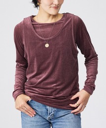 Rouge vif la cle | 【Keena/キーナ】レイヤートップス/トップス/レイヤード/２枚セット/上品【WEB限定】(Tシャツ/カットソー)