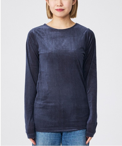 Rouge vif la cle（ルージュヴィフラクレ）の「【Keena/キーナ】レイヤートップス/トップス/レイヤード/２枚セット/上品【WEB限定】（Tシャツ/カットソー・レディース・ネイビー/ピンク/ブラック・フリー）」の13枚目の写真