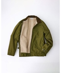 メンズのブルゾン（グリーン・カーキ/緑色系・ジップアップ