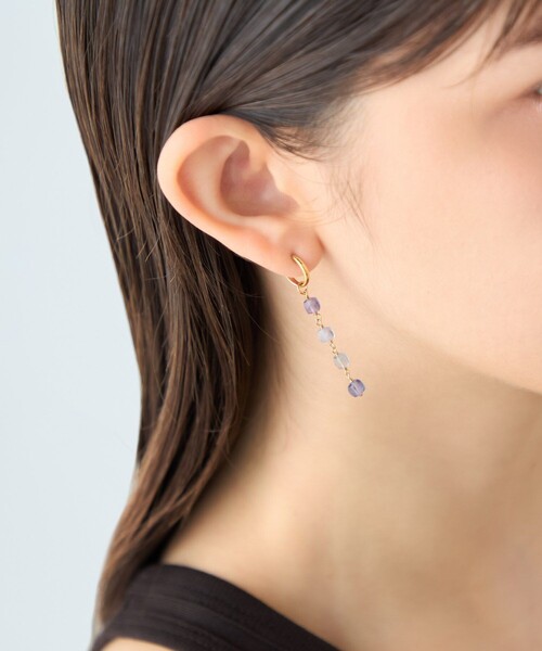 ete（エテ）の「ナチュラルストーン イヤリング（イヤリング）」 - WEAR