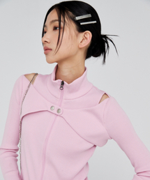 Opening Project（オープニングプロジェクト）の「W Vest & Bolero Set-up - Pink（カーディガン/ボレロ）」