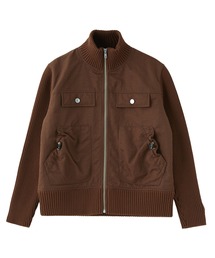 X-girl | RIBBED SLEEVE WOVEN JACKET(ブルゾン)