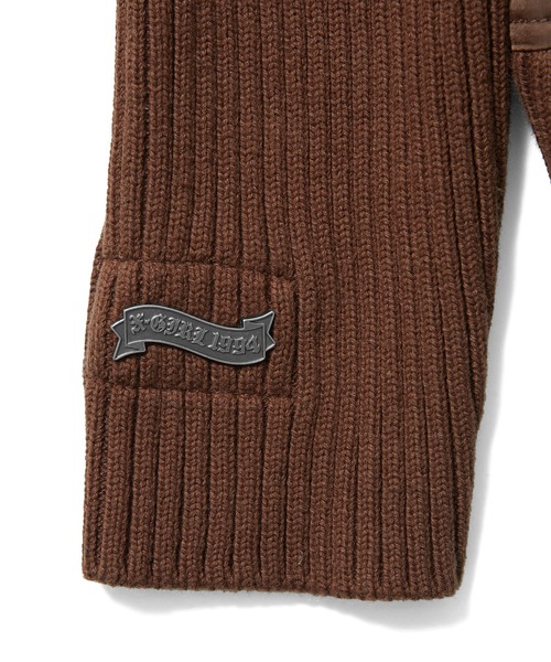 X-girl（エックスガール）の「RIBBED SLEEVE WOVEN JACKET（ブルゾン・レディース・ブラック/ブラウン/ベージュ・S/M）」の10枚目の写真