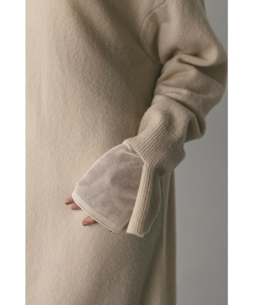 STYLEMIXER(スタイルミキサー)の「ルーズウールニットワンピース(ワンピース・レディース・アイボリー/ブルー/キャメル・SMALL/MEDIUM)」の7枚目の写真