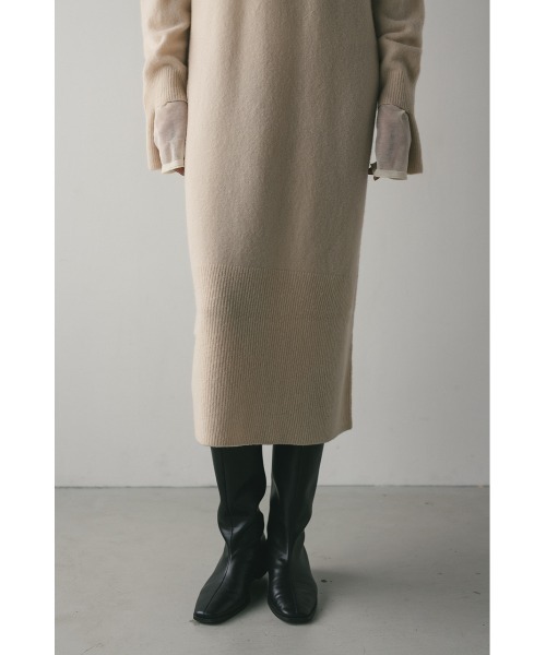 STYLEMIXER(スタイルミキサー)の「ルーズウールニットワンピース(ワンピース・レディース・アイボリー/ブルー/キャメル・SMALL/MEDIUM)」の8枚目の写真