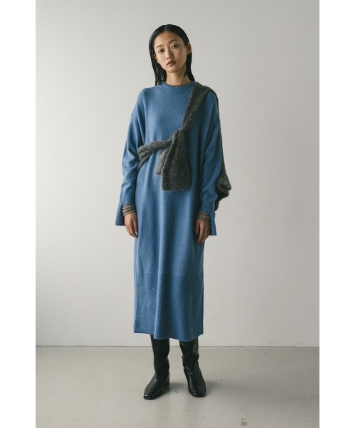 STYLEMIXER(スタイルミキサー)の「ルーズウールニットワンピース(ワンピース・レディース・アイボリー/ブルー/キャメル・SMALL/MEDIUM)」の13枚目の写真