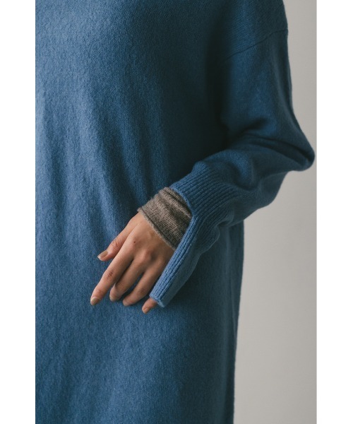 STYLEMIXER(スタイルミキサー)の「ルーズウールニットワンピース(ワンピース・レディース・アイボリー/ブルー/キャメル・SMALL/MEDIUM)」の15枚目の写真