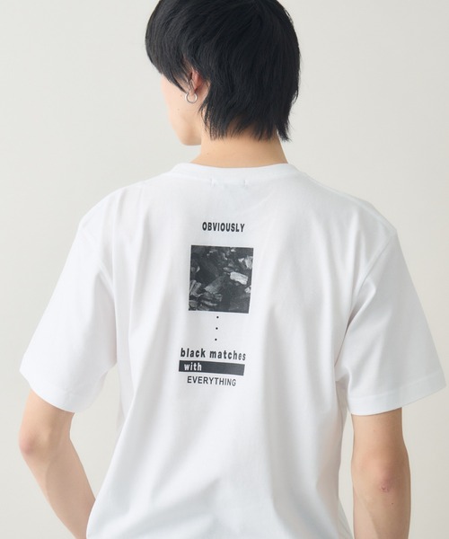 kuros'(クロス)の「【kuros'オリジナル】BLACK MATCH POKET TEE ユニセックス 綿100%(Tシャツ/カットソー・メンズ・ブラック/ホワイト・MEDIUM/LARGE)」の2枚目の写真
