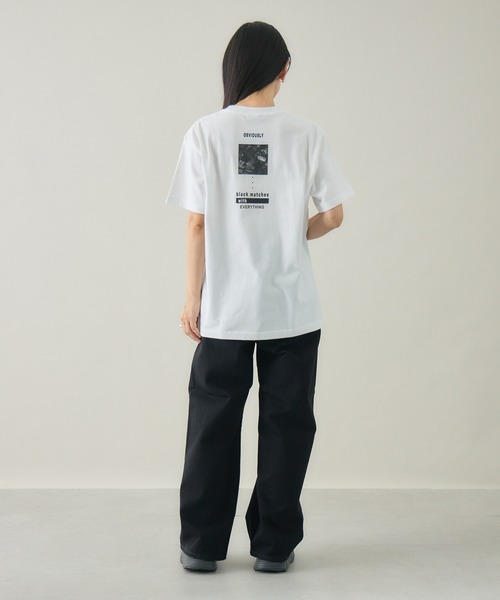 kuros'(クロス)の「【kuros'オリジナル】BLACK MATCH POKET TEE ユニセックス 綿100%(Tシャツ/カットソー・メンズ・ブラック/ホワイト・MEDIUM/LARGE)」の6枚目の写真