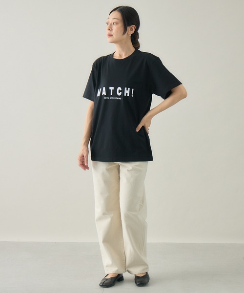 kuros'(クロス)の「【kuros'オリジナル】BLACK MATCH POKET TEE ユニセックス 綿100%(Tシャツ/カットソー・メンズ・ブラック/ホワイト・MEDIUM/LARGE)」の9枚目の写真
