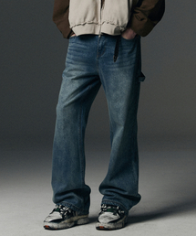 NOT4NERD(�m�b�g�t�H�[�i�[�h)��Carpenter Flare Fit Denim Pants - Deep Blue(�f�j���p���c)