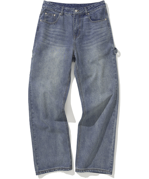 NOT4NERD(ノットフォーナード)の「Carpenter Flare Fit Denim Pants - Deep Blue(デニムパンツ・レディース・その他・MEDIUM/LARGE/X-LARGE)」の3枚目の写真