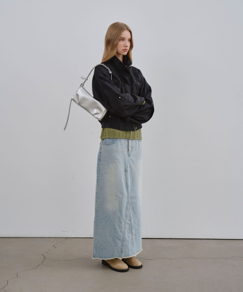mur(ミュール)の「Bento bag - silver(ショルダーバッグ・レディース・シルバー・FREE)」の4枚目の写真