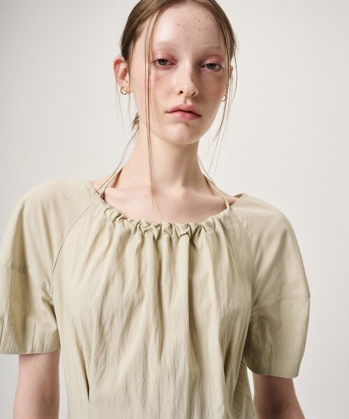 ETMON（エトモン）の「Neck String Pocket Dress, Light Khaki（ワンピース・レディース・その他・MEDIUM/SMALL）」の5枚目の写真