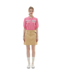 Belted Outpocket Mini Skirt PP3WS886