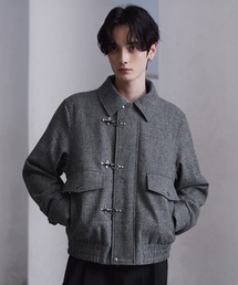 CLEL | 【CLEL】Wool Blend Herringbone Tweed Fireman Blouson / ウールブレンド ヘリンボーンツイードファイヤーマンブルゾン(ブルゾン)