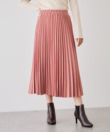 ピーチアコーディオンプリーツスカート