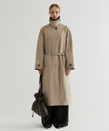 Belted Raglan Trench Coat Beige
