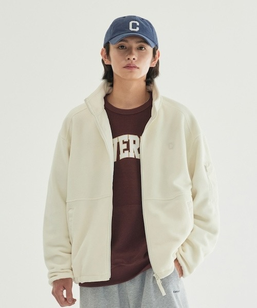 COVERNAT（カバーナット）の「[SOOBIN着用] WARM ON FLEECE JACKET（ブルゾン・メンズ・ブルー系その他/アイボリー/ピンク系その他/ブラック・XX-LARGE/X-LARGE/LARGE/MEDIUM/X-SMALL/SMALL）」の2枚目の写真