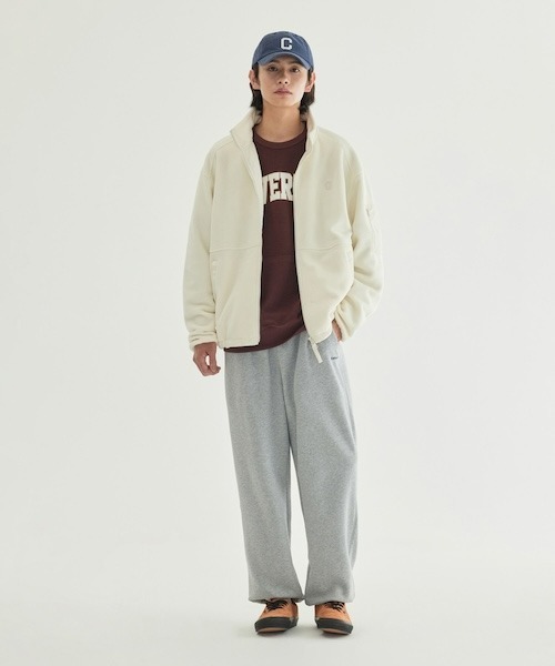 COVERNAT（カバーナット）の「[SOOBIN着用] WARM ON FLEECE JACKET（ブルゾン・メンズ・ブルー系その他/アイボリー/ピンク系その他/ブラック・XX-LARGE/X-LARGE/LARGE/MEDIUM/X-SMALL/SMALL）」の5枚目の写真