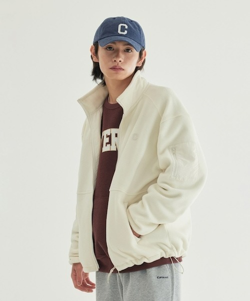 COVERNAT（カバーナット）の「[SOOBIN着用] WARM ON FLEECE JACKET（ブルゾン・メンズ・ブルー系その他/アイボリー/ピンク系その他/ブラック・XX-LARGE/X-LARGE/LARGE/MEDIUM/X-SMALL/SMALL）」の9枚目の写真