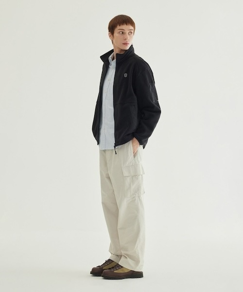 COVERNAT（カバーナット）の「[SOOBIN着用] WARM ON FLEECE JACKET（ブルゾン・メンズ・ブルー系その他/アイボリー/ピンク系その他/ブラック・XX-LARGE/X-LARGE/LARGE/MEDIUM/X-SMALL/SMALL）」の15枚目の写真