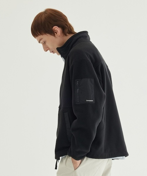 COVERNAT（カバーナット）の「[SOOBIN着用] WARM ON FLEECE JACKET（ブルゾン・メンズ・ブルー系その他/アイボリー/ピンク系その他/ブラック・XX-LARGE/X-LARGE/LARGE/MEDIUM/X-SMALL/SMALL）」の19枚目の写真