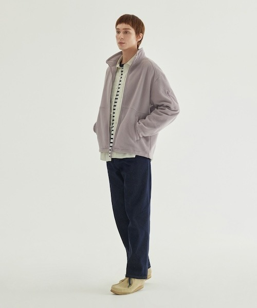 COVERNAT（カバーナット）の「[SOOBIN着用] WARM ON FLEECE JACKET（ブルゾン・メンズ・ブルー系その他/アイボリー/ピンク系その他/ブラック・XX-LARGE/X-LARGE/LARGE/MEDIUM/X-SMALL/SMALL）」の22枚目の写真