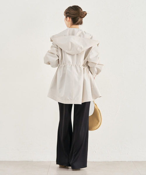 Noble（ノーブル）の「ハイツイストダブルクロスマウンテンパーカー（マウンテンパーカー・レディース・ネイビー/アイボリー・38/36）」の7枚目の写真