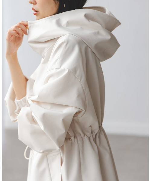 Noble（ノーブル）の「ハイツイストダブルクロスマウンテンパーカー（マウンテンパーカー・レディース・ネイビー/アイボリー・38/36）」の10枚目の写真