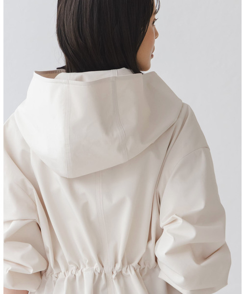 Noble（ノーブル）の「ハイツイストダブルクロスマウンテンパーカー（マウンテンパーカー・レディース・ネイビー/アイボリー・38/36）」の14枚目の写真