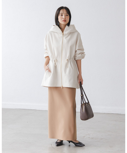 Noble（ノーブル）の「ハイツイストダブルクロスマウンテンパーカー（マウンテンパーカー・レディース・ネイビー/アイボリー・38/36）」の15枚目の写真