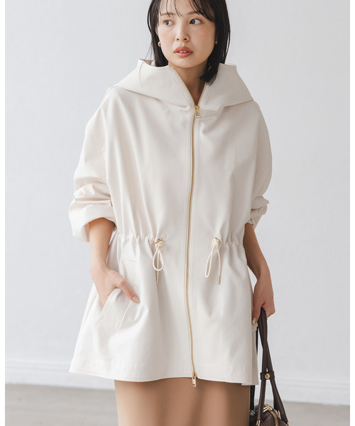 Noble（ノーブル）の「ハイツイストダブルクロスマウンテンパーカー（マウンテンパーカー・レディース・ネイビー/アイボリー・38/36）」の17枚目の写真