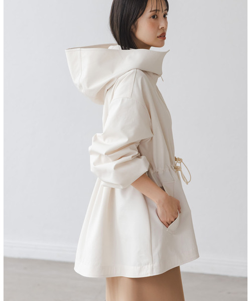 Noble（ノーブル）の「ハイツイストダブルクロスマウンテンパーカー（マウンテンパーカー・レディース・ネイビー/アイボリー・38/36）」の18枚目の写真