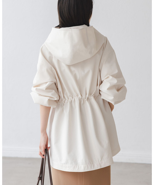 Noble（ノーブル）の「ハイツイストダブルクロスマウンテンパーカー（マウンテンパーカー・レディース・ネイビー/アイボリー・38/36）」の19枚目の写真