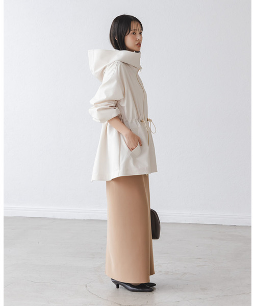 Noble（ノーブル）の「ハイツイストダブルクロスマウンテンパーカー（マウンテンパーカー・レディース・ネイビー/アイボリー・38/36）」の21枚目の写真