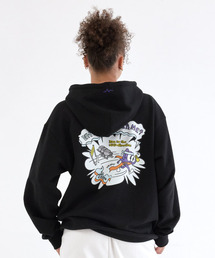 ODDSOCKS（オッドソックス）の「ODD PLAYER WBTS ラン フードパーカー ブラック（パーカー）」