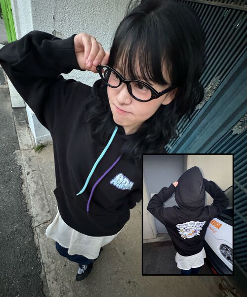 ODDSOCKS(オッドソックス)の「ODD PLAYER WBTS ラン フードパーカー ブラック(パーカー・レディース・その他・SMALL/MEDIUM/LARGE/X-LARGE)」の13枚目の写真