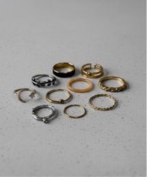 Burner（バーナー）の「【Cr+ov（クローヴ）】デザインリング　10点セット　cro-ring-1（リング）」